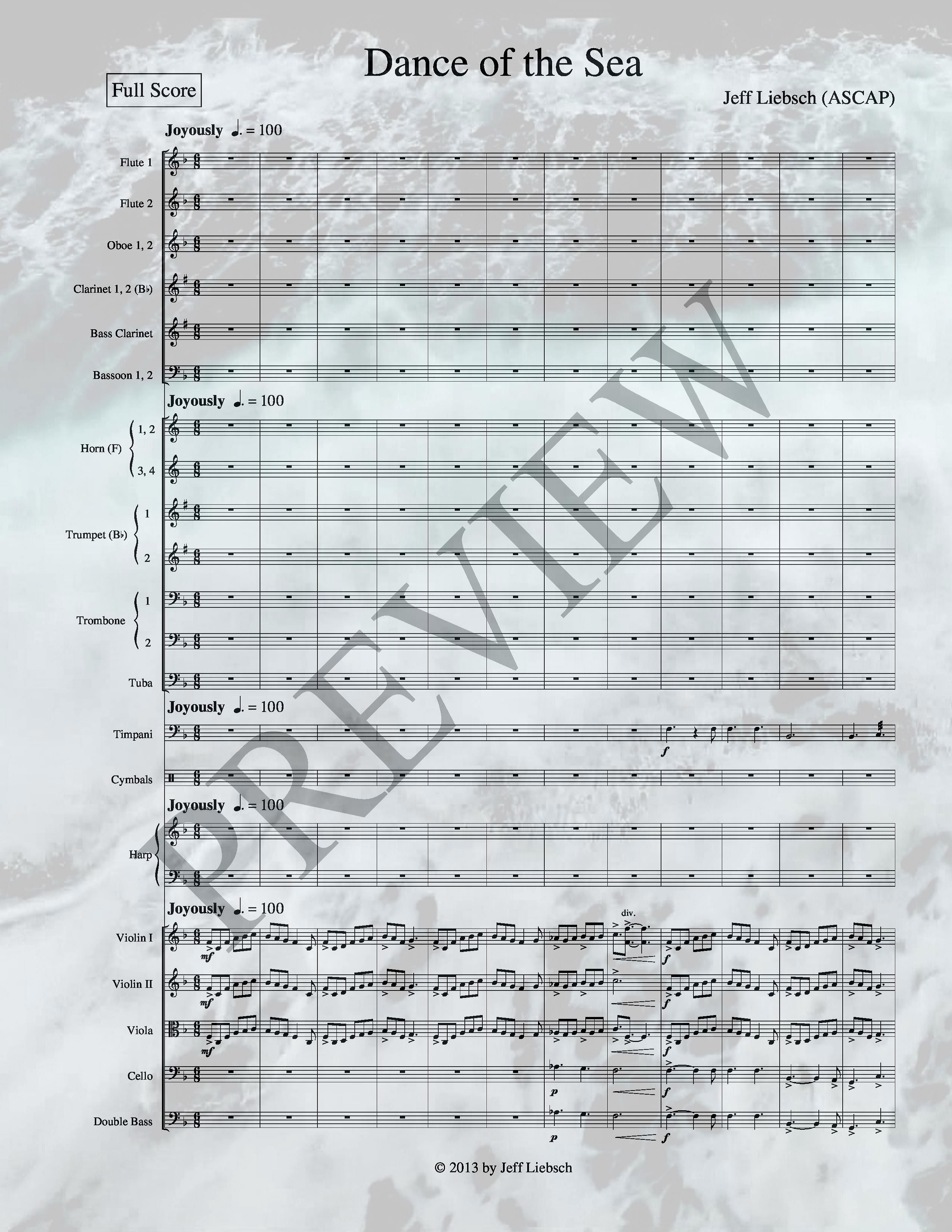 Dance of the Sea (Full Orchestra)